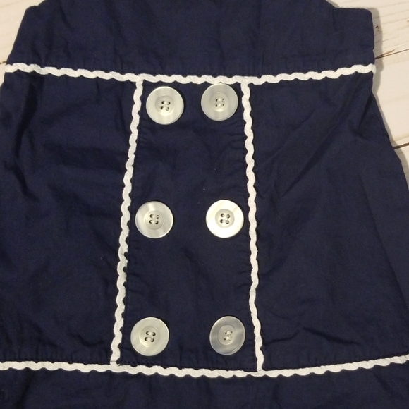 Lilybird navy blue strap sun dress - Picture 2 of 6